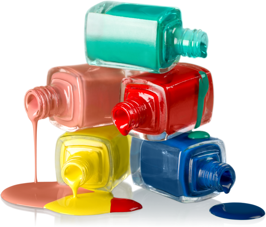 Nail Polishes Isolated 